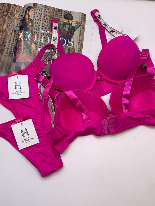40 size Slightly Decolor Bra Panty Set