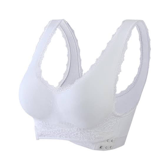 Breathable Cotton Cross Posture Anti Sagging Bra