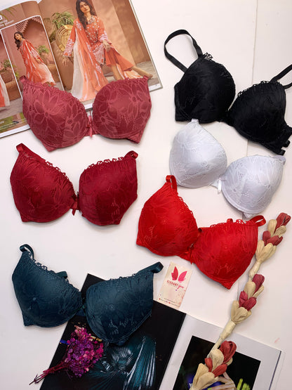 Padded Pushup Fancy Strap Bra (156)