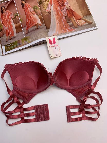 Padded Pushup Fancy Strap Bra (156)