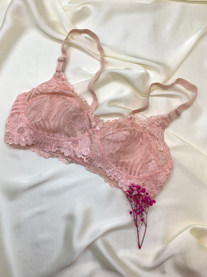 Beautiful Soft Fabric Net Bra