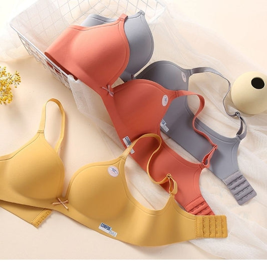 Breathable & Seamless Soft thin Pad wire free bra