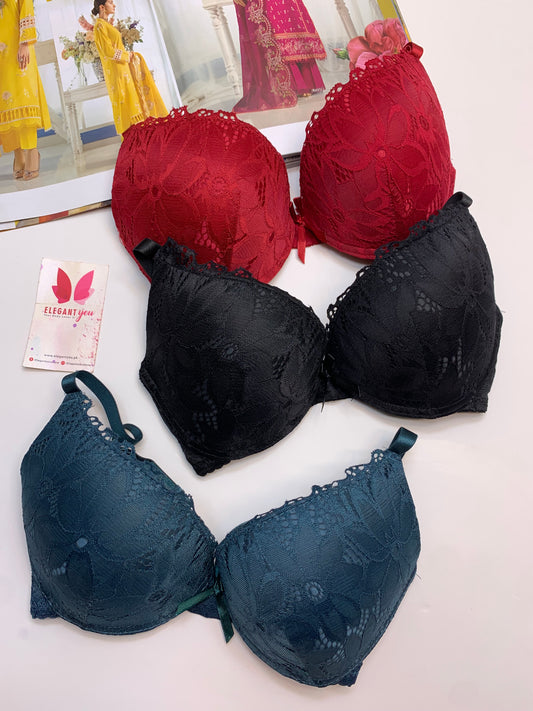 Padded Pushup Fancy Strap Bra (156)