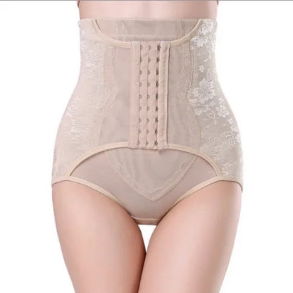 High Waist Panty Style Tummy Shaper with Hooks 1937