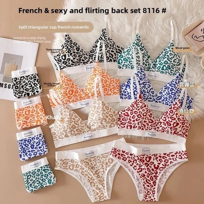 Daily Wear Flower Design Bra and Panty Set