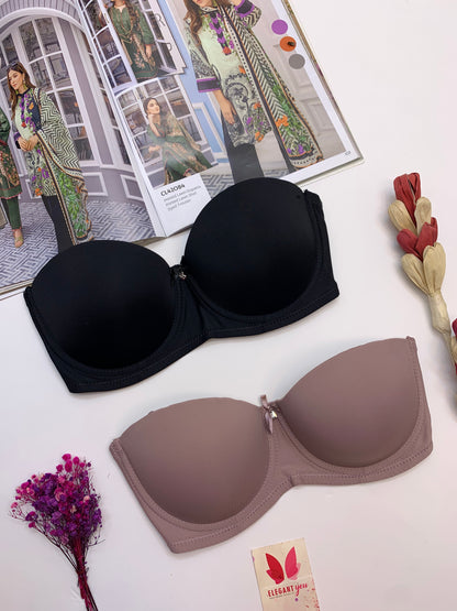 Plain Half Cup C Cupsize Padded Bra  (172)