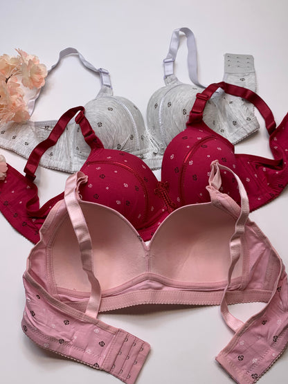 All Day Comfort Thin Padded Non Wired T Shirt Bra