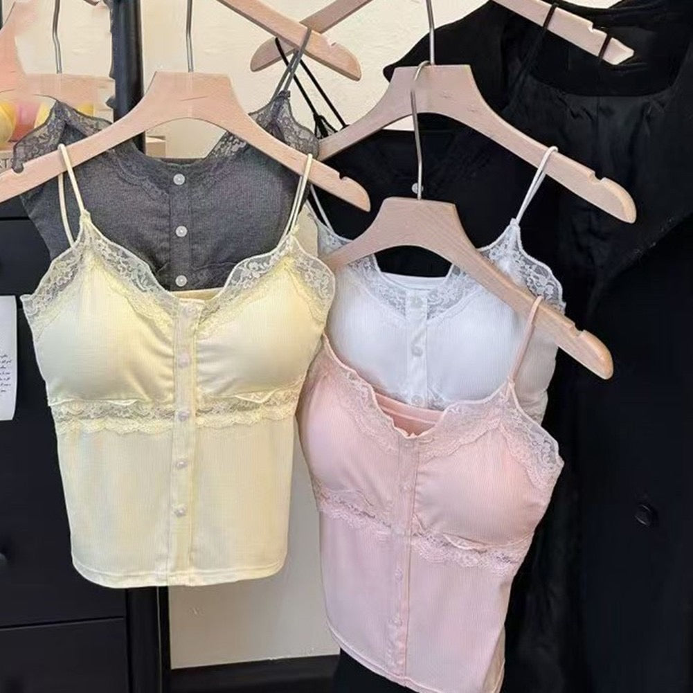 Elegant DailyWear Soft Padded Camisole (047)