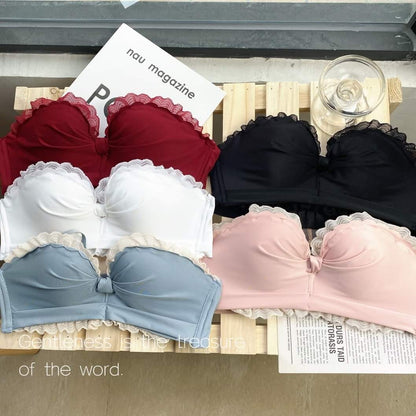 Korean Style Elegant Seamless Bra & Panty Set