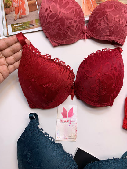 Padded Pushup Fancy Strap Bra (156)