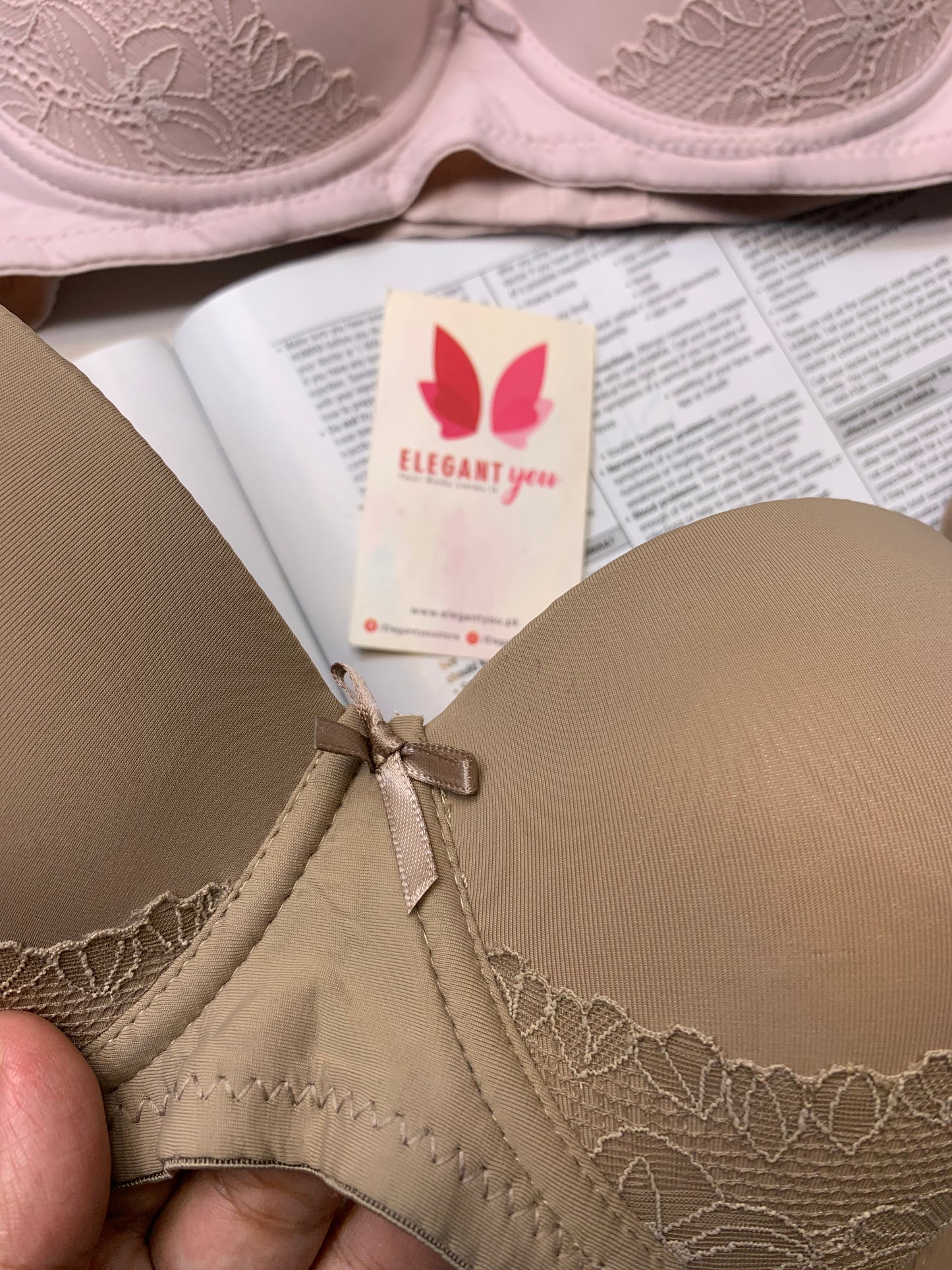 Elegant Double Padded Pushup Wire Bra
