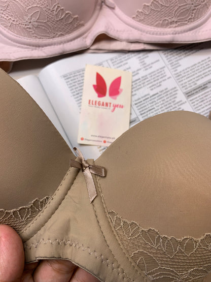 Elegant Double Padded Pushup Wire Bra