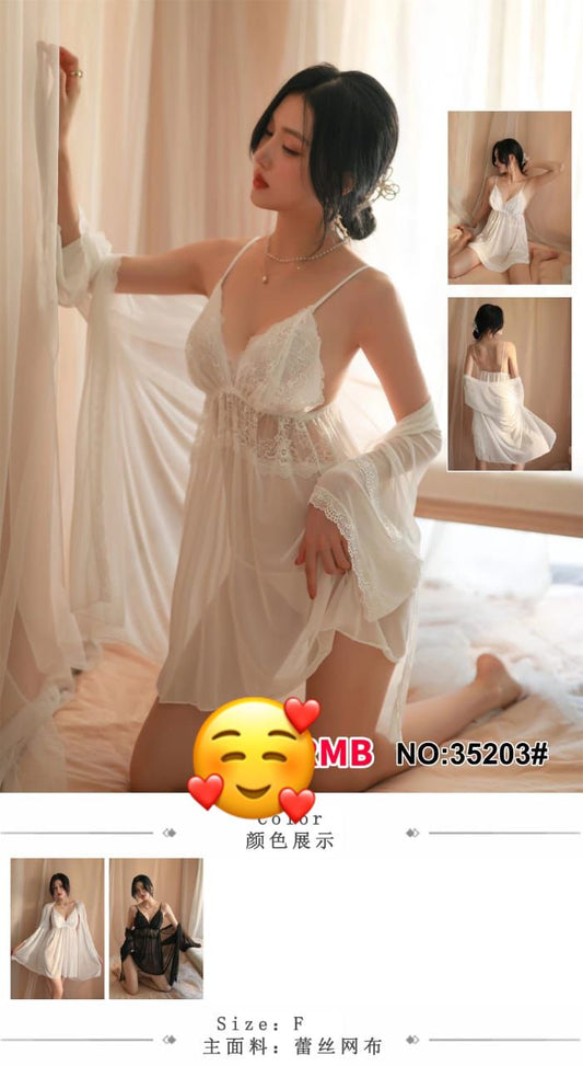 2 Piece Wedding Nighty 35203