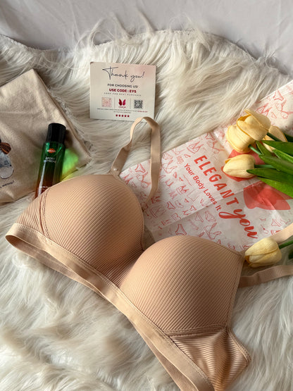 (36-42)C Cup Full Coverage  Thin Pad Non Wire Summer Bra(051)*