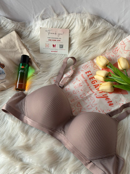 (36-42)C Cup Full Coverage  Thin Pad Non Wire Summer Bra(051)*