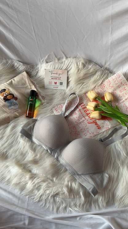 (36-42)C Cup Full Coverage  Thin Pad Non Wire Summer Bra(051)*
