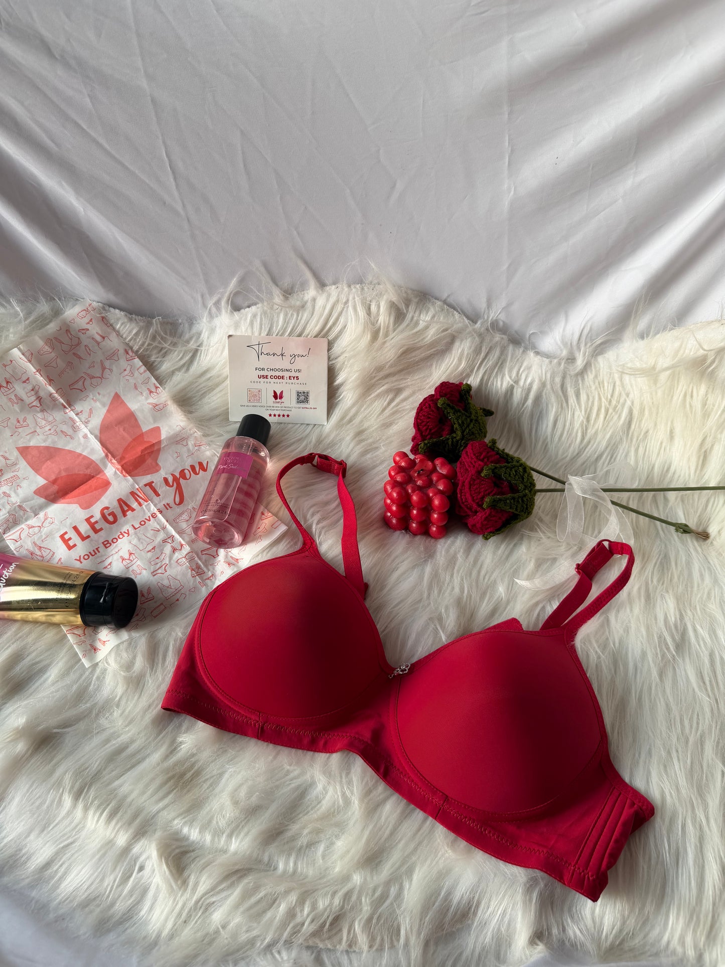 (36-42)C Full Coverage Thin Pad T-Shirt Bra 2873 (144)