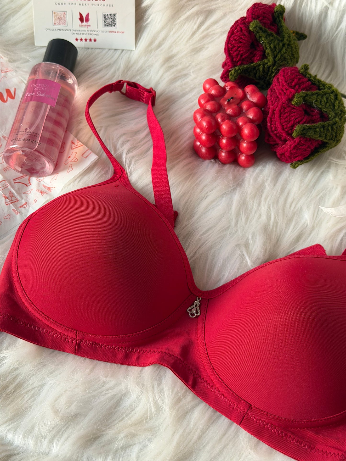 (36-42)C Full Coverage Thin Pad T-Shirt Bra 2873 (144)