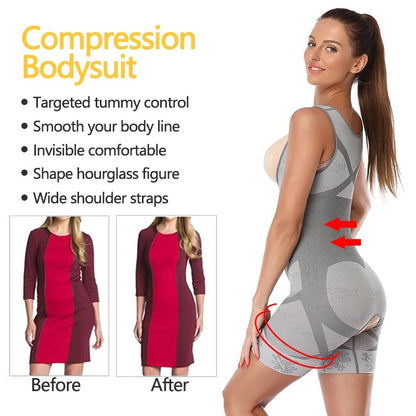 Women’s Full Body Invisible & Breathable Slimming  Shapper 6815