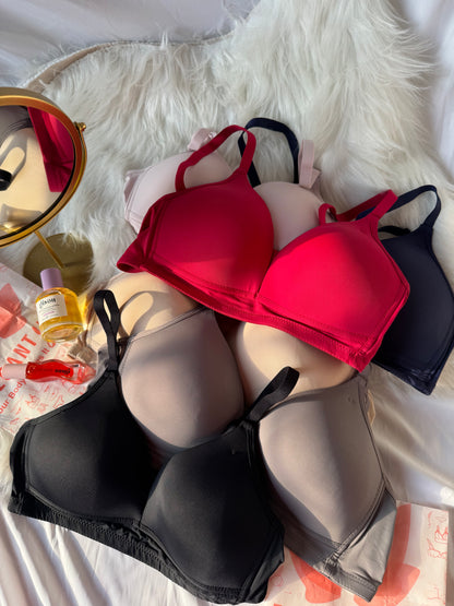(36-42)C All Day Comfort Thin Padded Non Wired T Shirt Bra (070)*