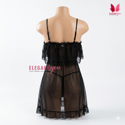 Frill Nighty Short Lingerie (35347)