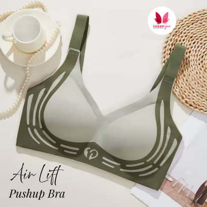(32-44)size No Rash Seamless Breathable Wireless Push-up Uplift Sports Bra ( 038)*