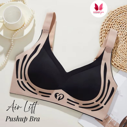 (32-44)size No Rash Seamless Breathable Wireless Push-up Uplift Sports Bra ( 038)*