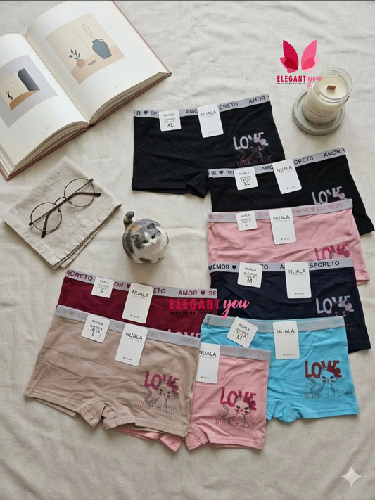 Cute Cat Dailywear Cotton Boxer