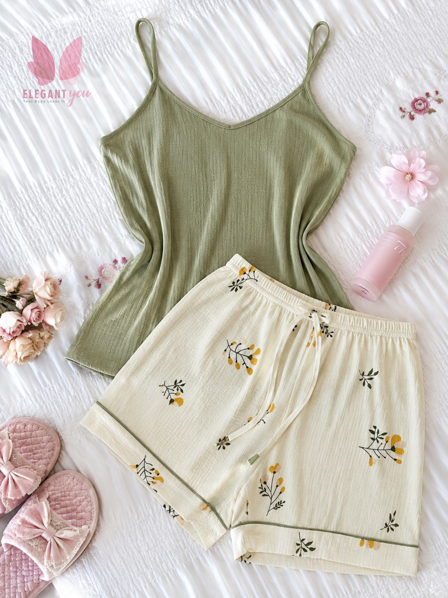 Cute Girls Lounge Wear With Shorts 78272(C1-R3)