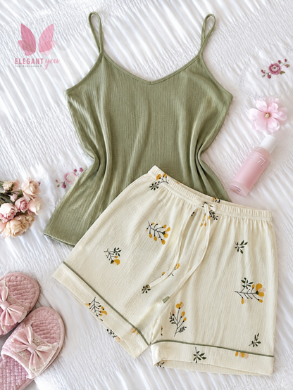 Cute Girls Lounge Wear With Shorts 78272(C1-R3)