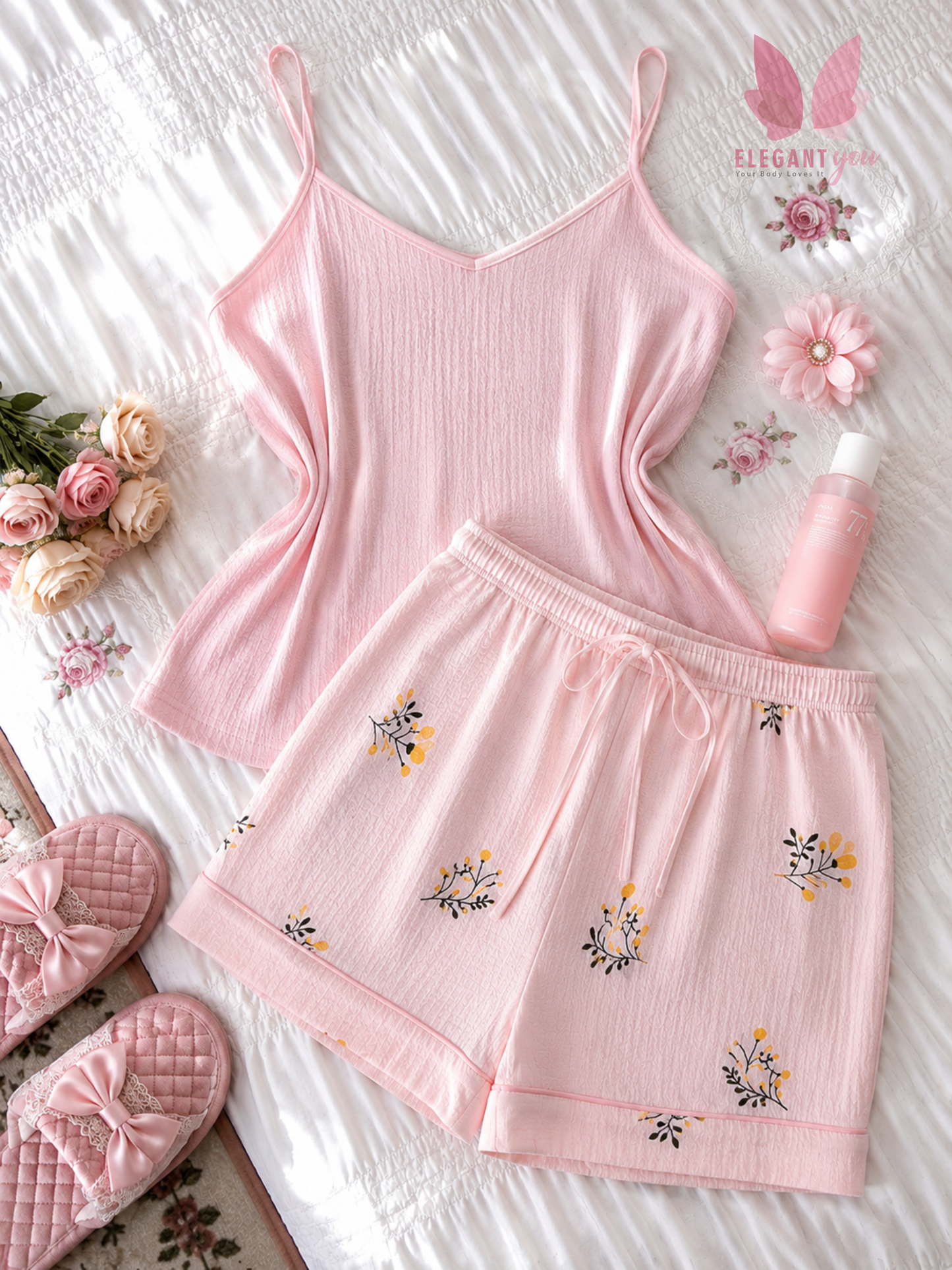 Cute Girls Lounge Wear With Shorts 78272(C1-R3)