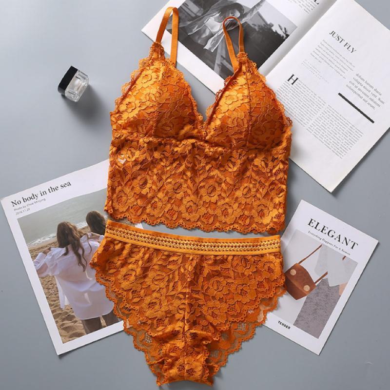 Lace Bralette Without Underwear[095]