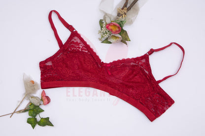 Stylish cotton net bra