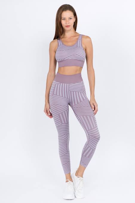 Vital Multi Striped Workout Leggings