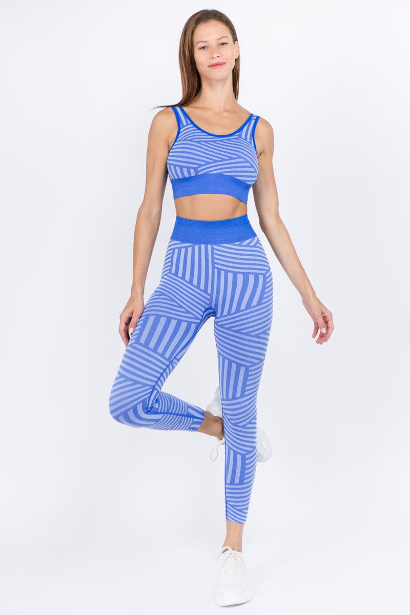 Vital Multi Striped Workout Leggings
