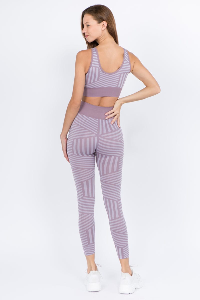 Vital Multi Striped Workout Leggings