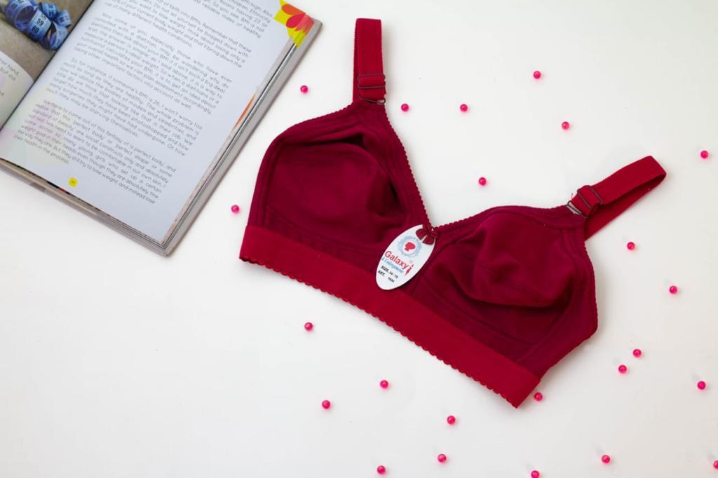 Soft Cotton Solid Colour Daily Wear Bra