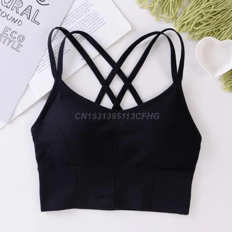 Double Stripped Anti Sweat Sports Bra Free Size For (30-36)