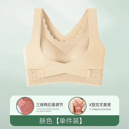 Womens Adjustable Cross Posture Corrector Back Straighter Bra