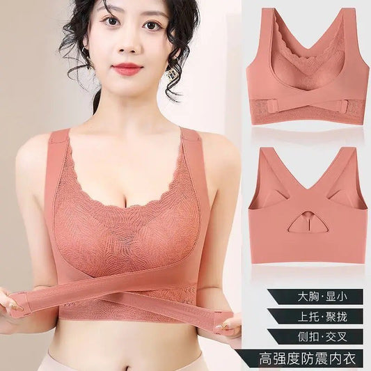 Womens Adjustable Cross Posture Corrector Back Straighter Bra