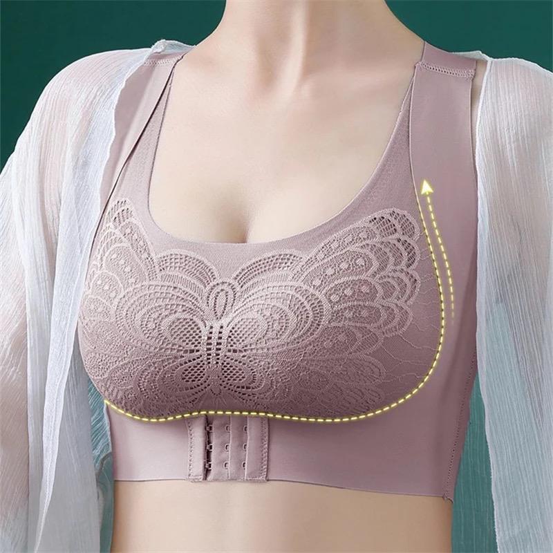 Women Seamless Cross Posture Correction Back Straighter Bra