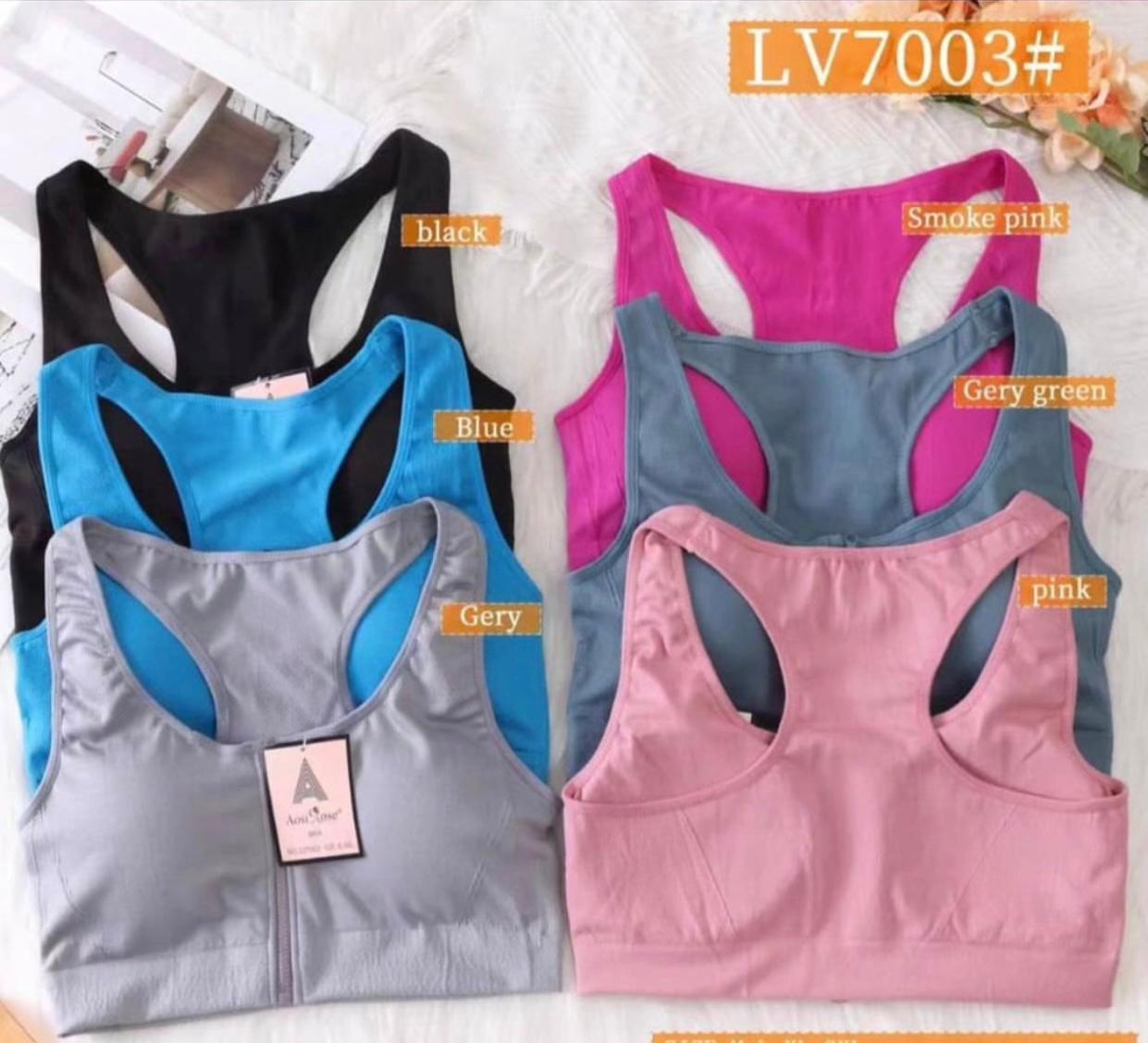 Zipper Style Yoga Full Coverage Sports Bra