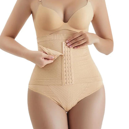 Seamless Thong Style Waist Control Butt Lifter With Hooks For Adjustment 17733