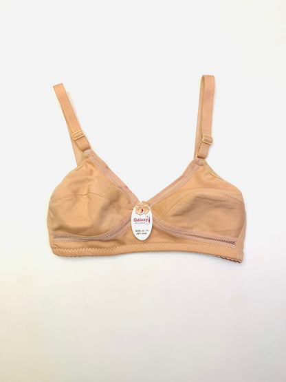 (32)size Slightly Decolor Soft Cotton Plain Bra (096)