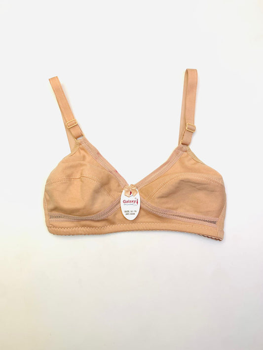 (32)size Slightly Decolor Soft Cotton Plain Bra (096)