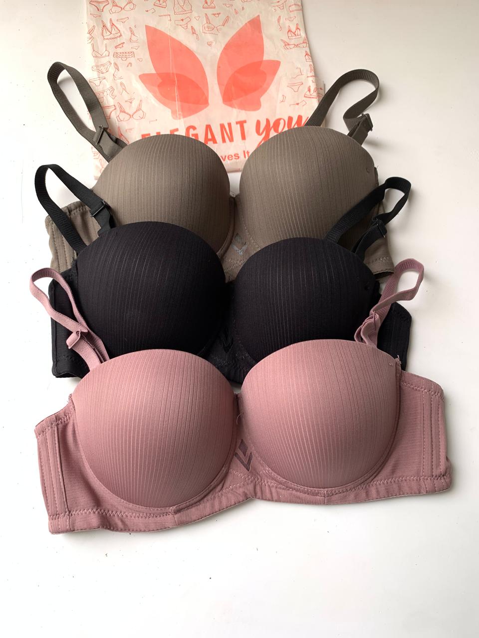 (34-38)b Half Cup Padded Pushup Wire Bra (137)