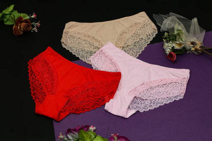 Matching Cotton Lace Underwears