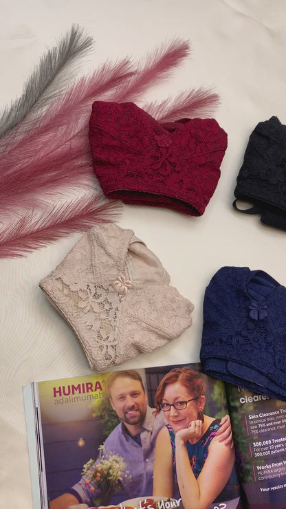 Elegant Flower Pattern Bra