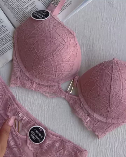 Victoria Secret Front Buckle Bra Panty Set