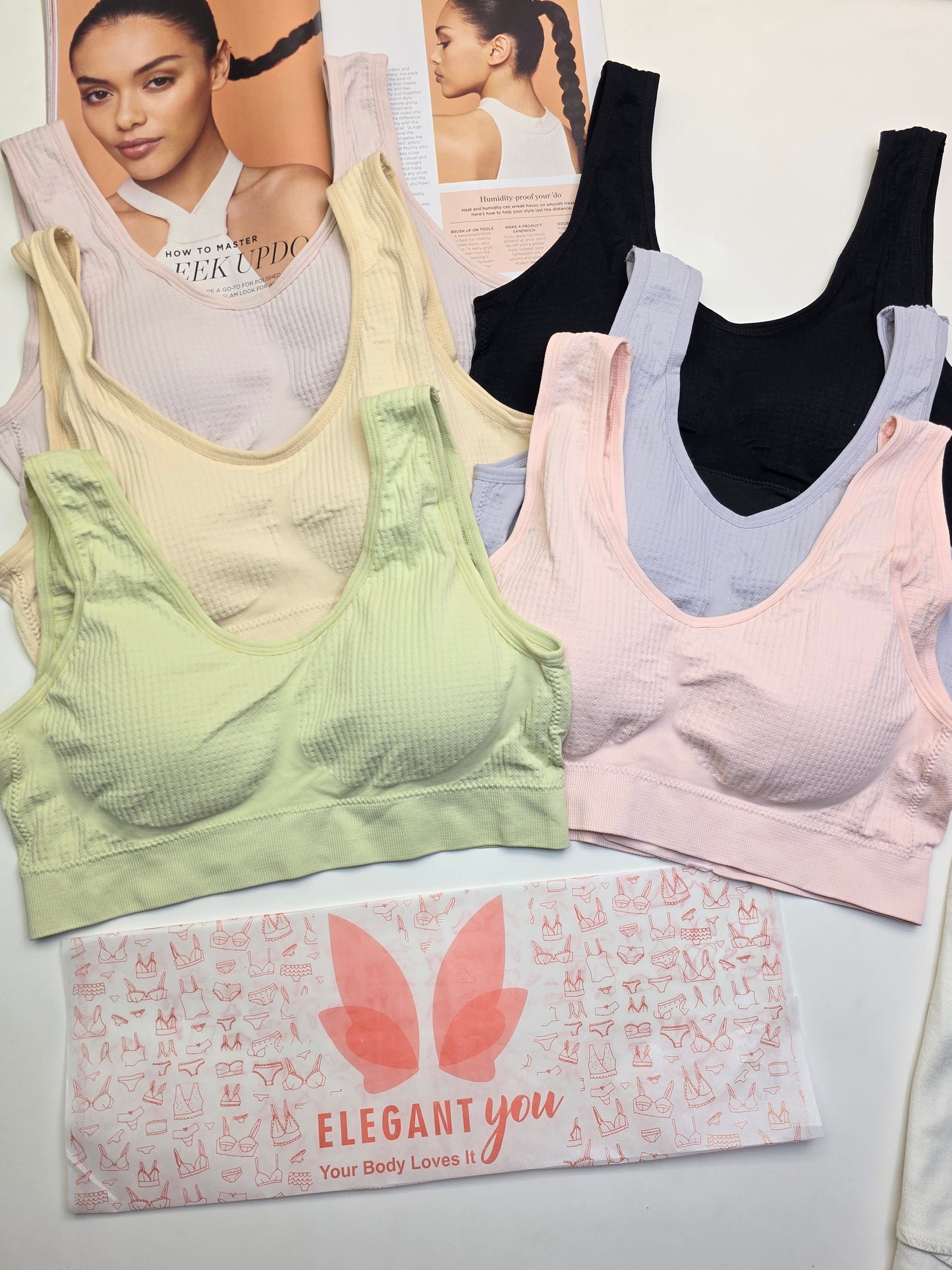 (38-42)Plus Size Sports Bra With Back Hooks (014)